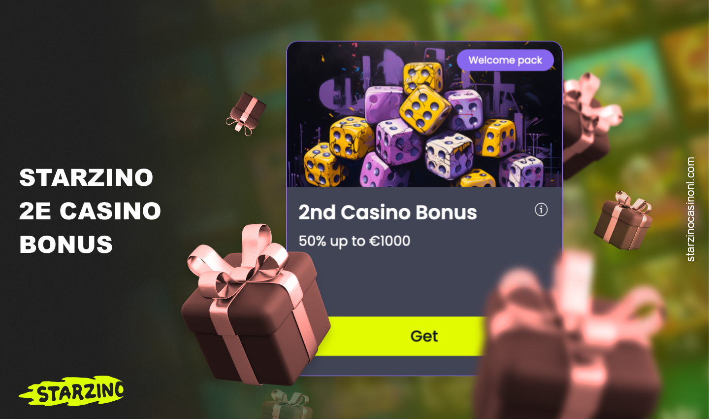 Bij hun tweede storting bij Starzino Casino ontvangen gebruikers ook een mooie bonus die kan worden gebruikt voor online casinospellen