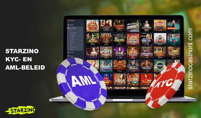 Gebruikers moeten zich vertrouwd maken met het KYC- en AML-beleid voordat ze gaan spelen bij Starzino online casino