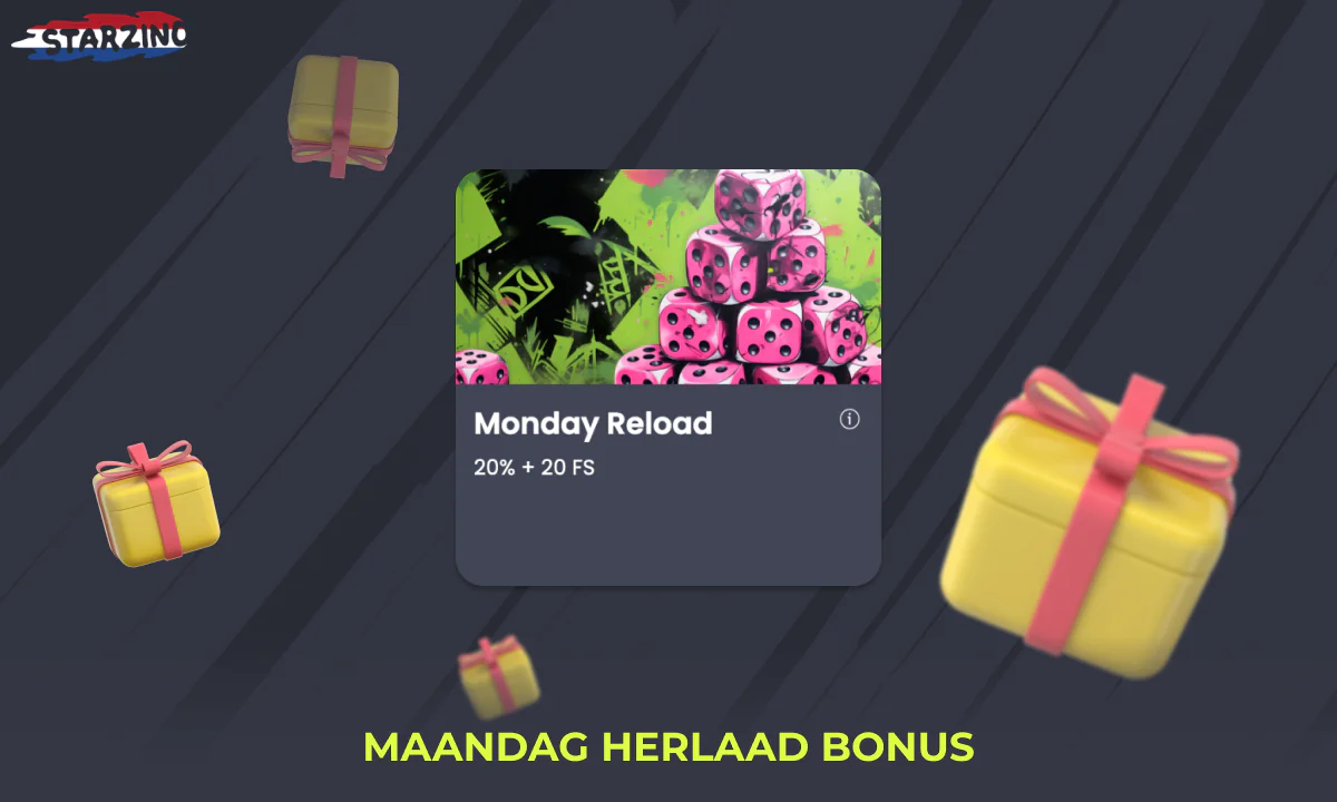 Speciale maandagbonus bij Starzino